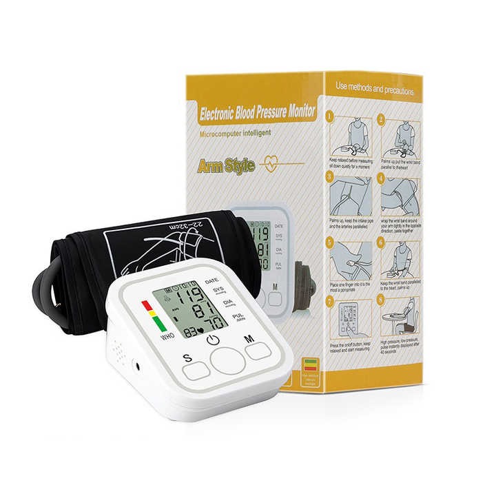 Electronic Digital Blood Pressure Machine-BP Machine with Voice Function and Blood Pressure Monitors